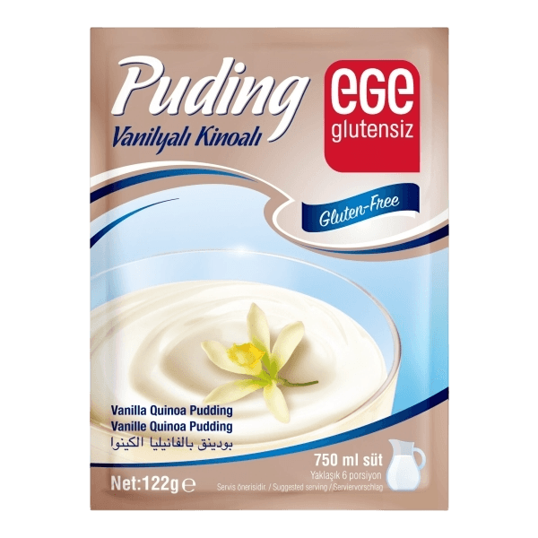 Ege Glutensiz Vanilyalı Kinoalı Puding 122 gr