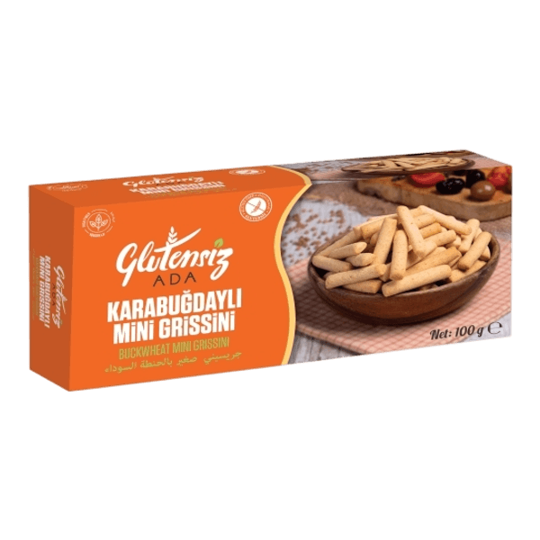 Glutensiz Ada Karabuğdaylı Mini Grissini 100 gr