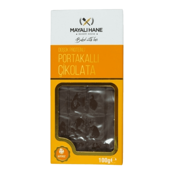 Mayalıhane Düşük Proteinli Portakallı Çikolata 100 gr