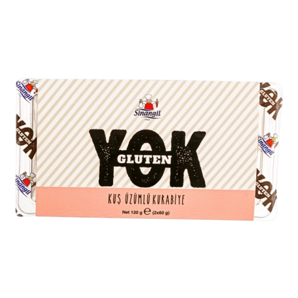 Sinangil Gluten YOK Kuş Üzümlü Kurabiye 120 gr