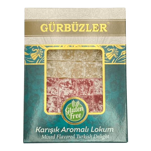 Gürbüzler Glutensiz Karışık Aromalı Lokum 500 gr