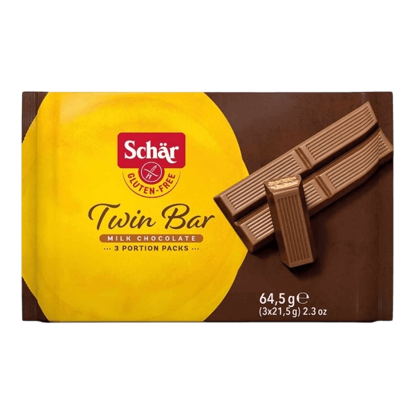 Schar Twin Bar Sütlü Çikolatalı Gofret 64,5 gr